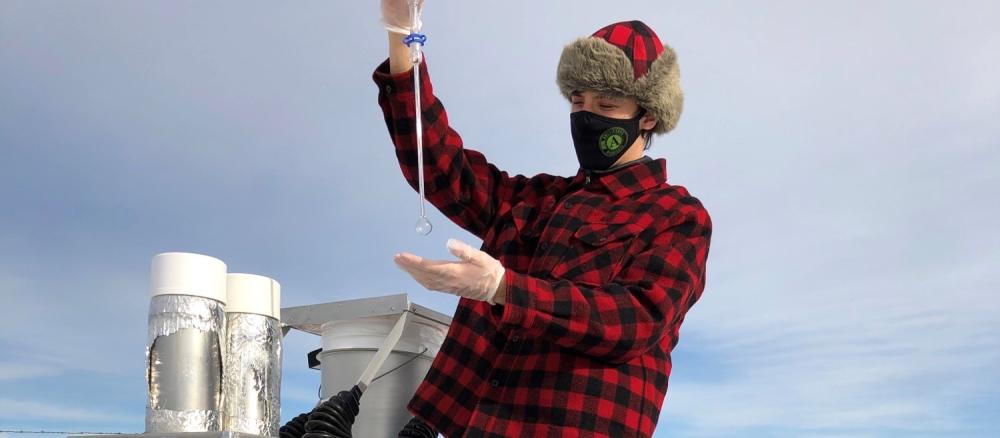 Anthony Mazzini during his GreenCorps term