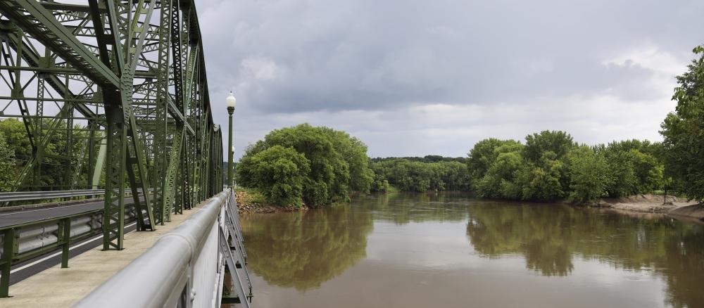 View of the Minnesota River at St. Peter