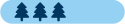 graphic depicting 3 trees, indicating a 3 star rating
