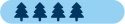 graphic depicting 4 trees, indicating a 4 star rating