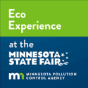 Graphic that says "Eco Experience at the Minnesota State Fair"