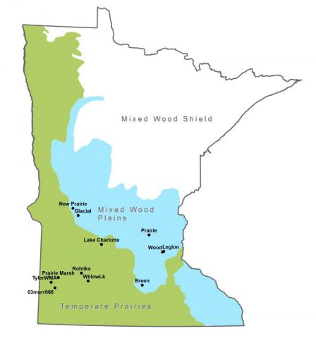 Wetland long-term monitoring sites