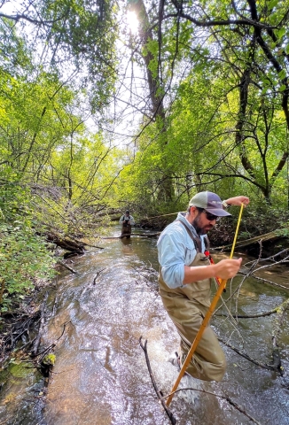 fish sampling, September 2023