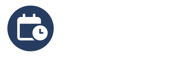 Calendar with clock icon