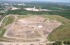 Aerial view of the Burnsville Sanitary Landfill 