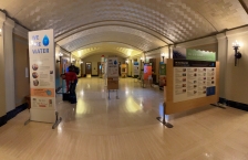 The We Are Water exhibit in the State Capitol building. 