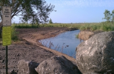 Lawndale Creek, a trout stream near Barnesville, Minnesota