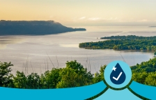 Lake Pepin and the Mississippi River. 