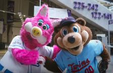 Mascots Muddona and TC Bear