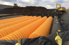 Image of stormwater solution being installed