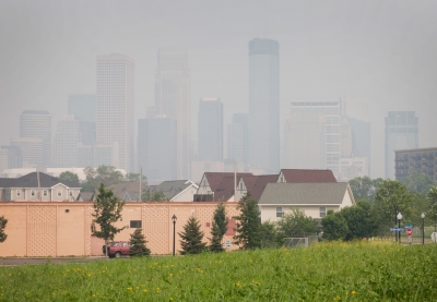 bad air day in Minneapolis