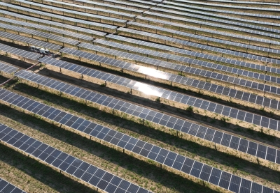 Solar farm next to the Anoka-Ramsey closed landfill