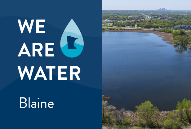 We Are Water Blaine. An aerial view of Laddie Lake.