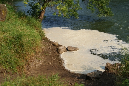 Foam on the Cannon River