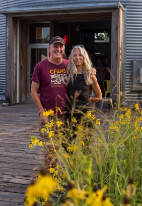 Sandy and Jay Boss Febbo, owners of Bang Brewing