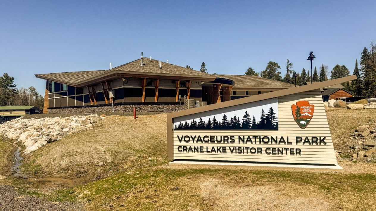 Crane Lake Visitors Center in Voyageurs National Park