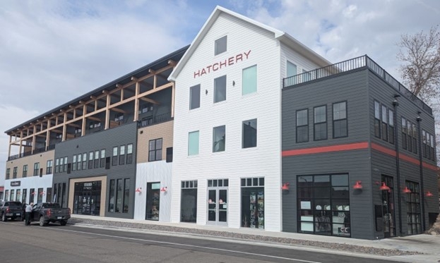 Hatchery Row mixed use building in Battle Lake